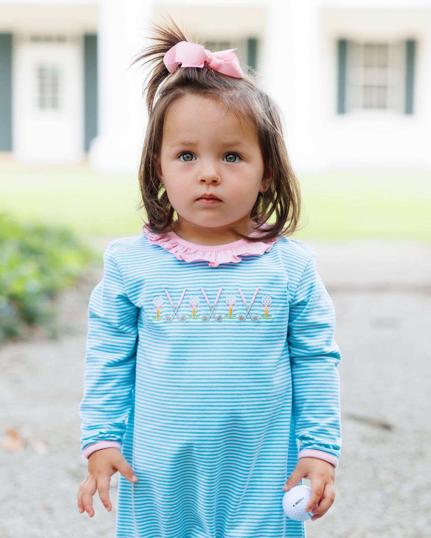 Tee Time Ruffle Romper