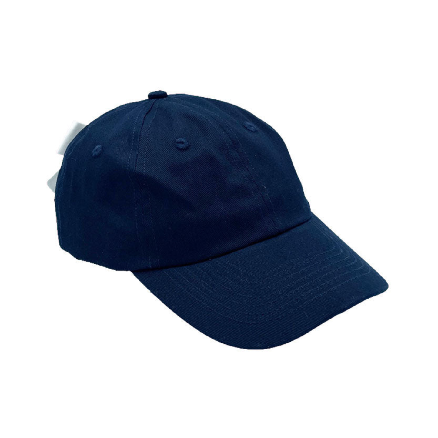 Bow Baseball Hat in Navy (Adult)
