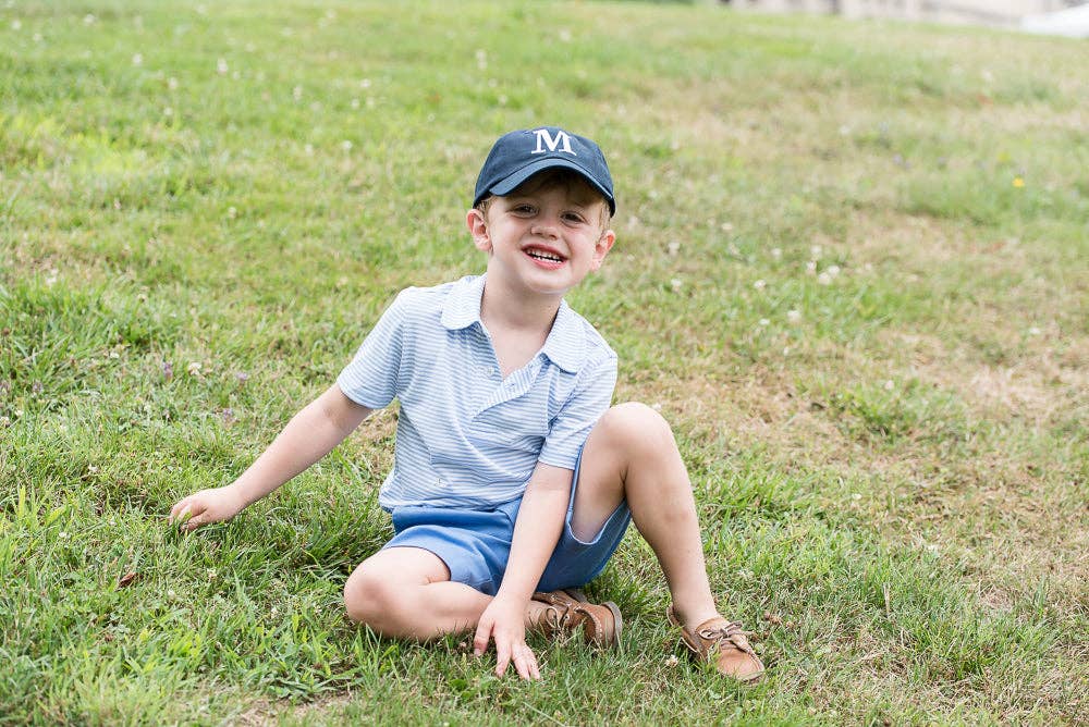 Baseball Hat in Navy (Baby, Youth, Junior): Youth (ages 2-7)