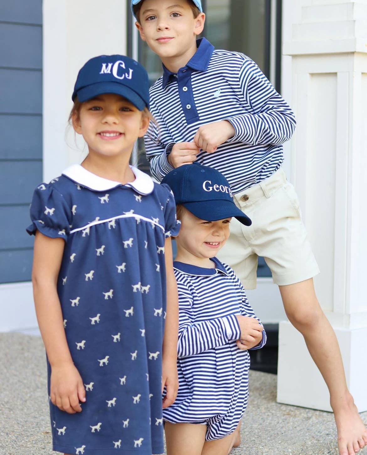 Baseball Hat in Navy (Baby, Youth, Junior): Youth (ages 2-7)