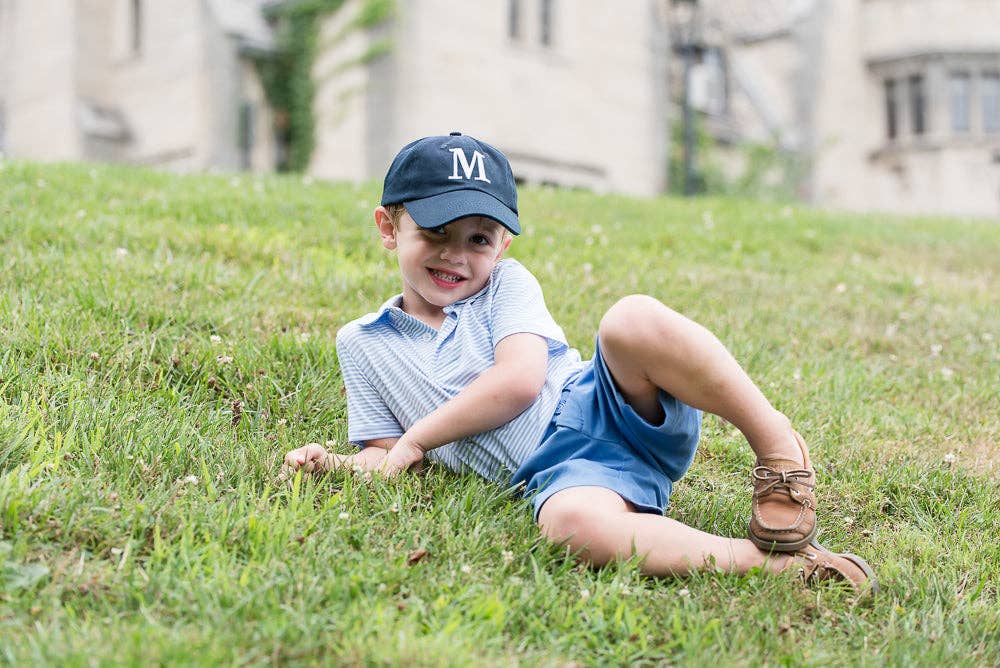 Baseball Hat in Navy (Baby, Youth, Junior): Youth (ages 2-7)