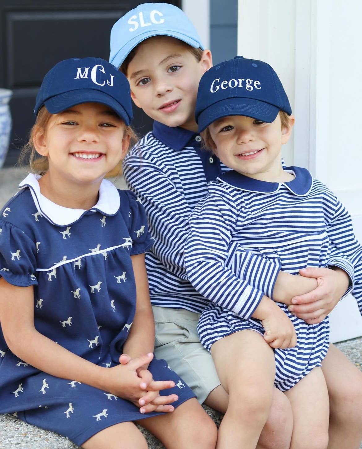 Baseball Hat in Navy (Baby, Youth, Junior): Youth (ages 2-7)