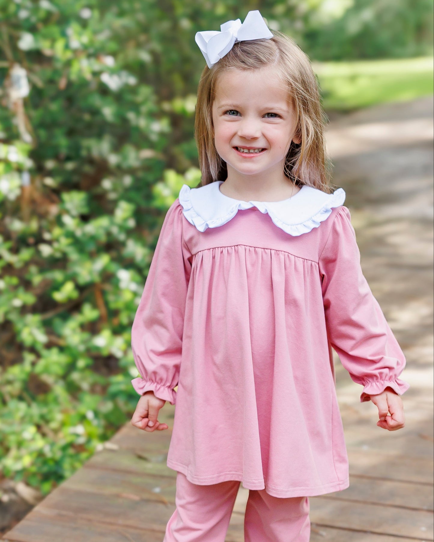 Catherine Bloomer Pant Set - Dusty Rose