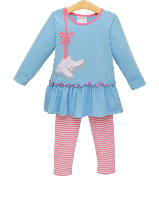 Rinks & Ribbons Ruffle Pant Set