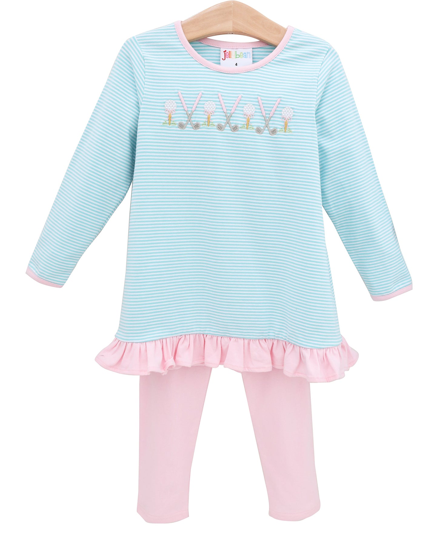Tee Time Ruffle Pant Set