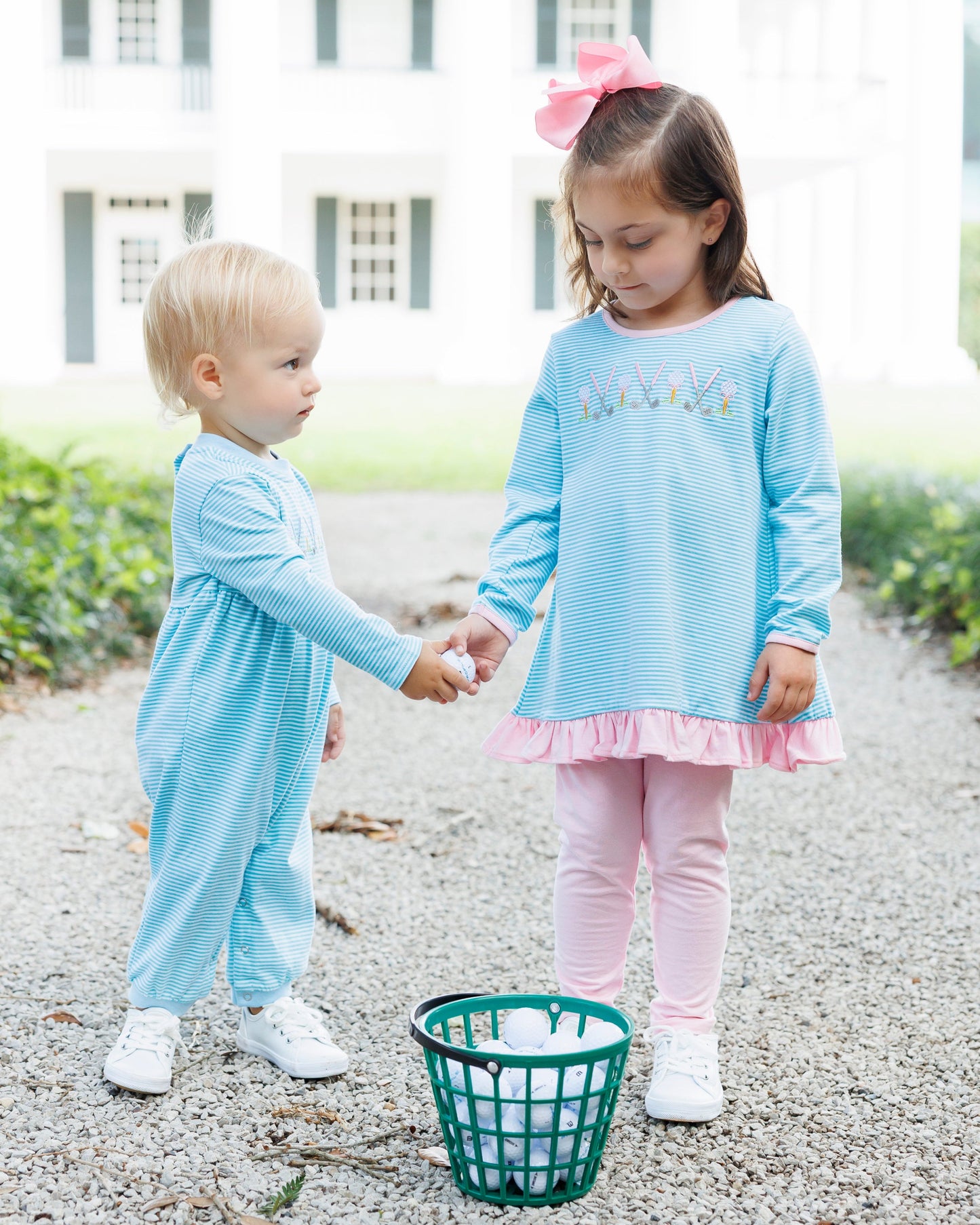 Tee Time Ruffle Pant Set