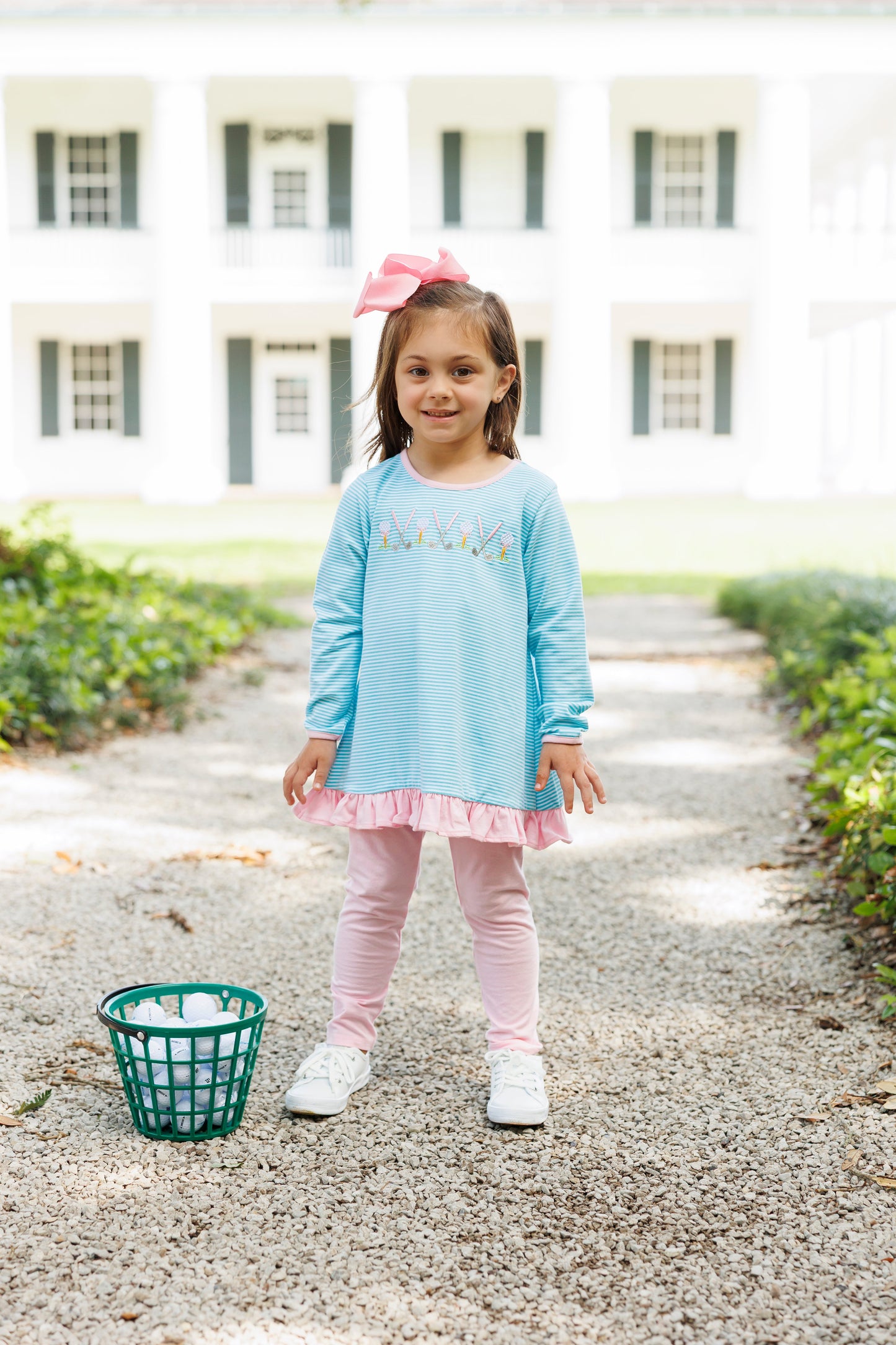 Tee Time Ruffle Pant Set