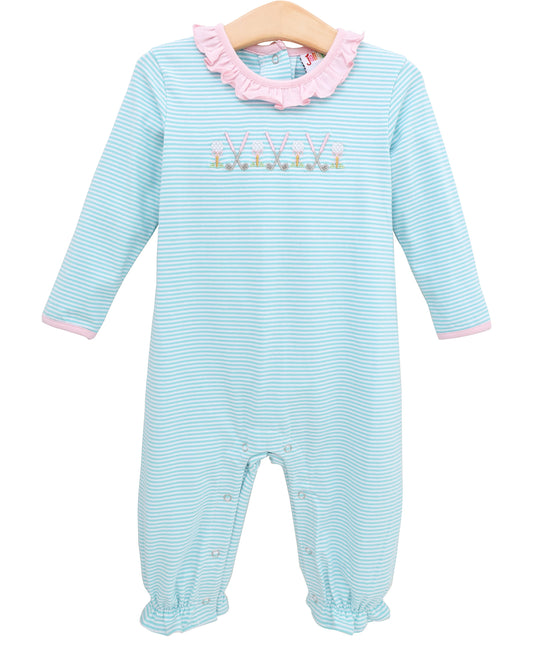 Tee Time Ruffle Romper