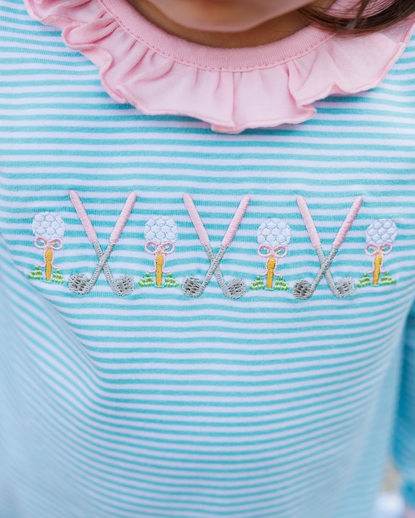 Tee Time Ruffle Romper