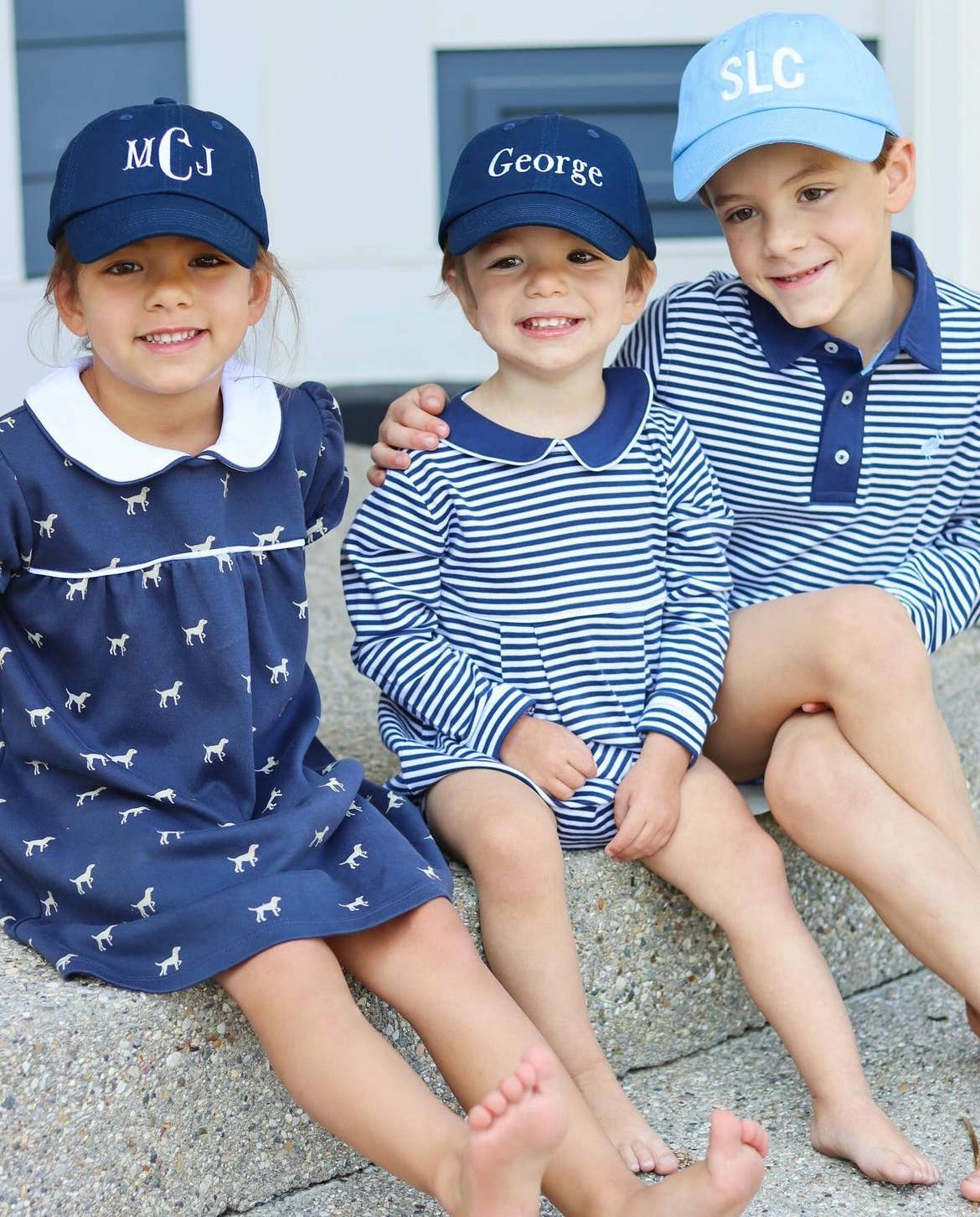 Baseball Hat in Navy (Baby, Youth, Junior): Youth (ages 2-7)