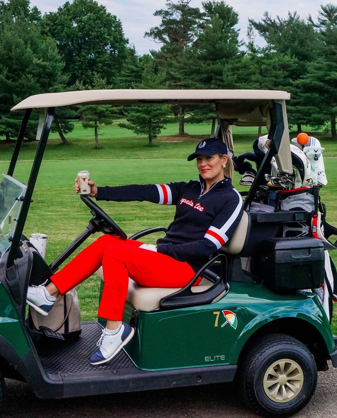 Bow Baseball Hat in Navy (Adult)