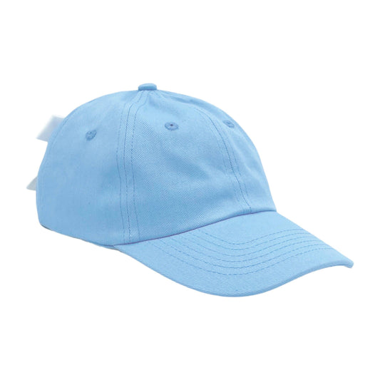Bow Baseball Hat in Blue (Youth, Junior): Youth (ages 2-7)